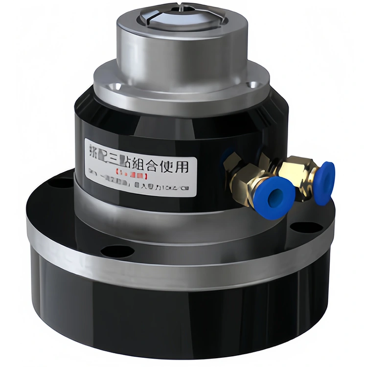 မြန်နှုန်းမြင့်လှည့် pneumatic chuck