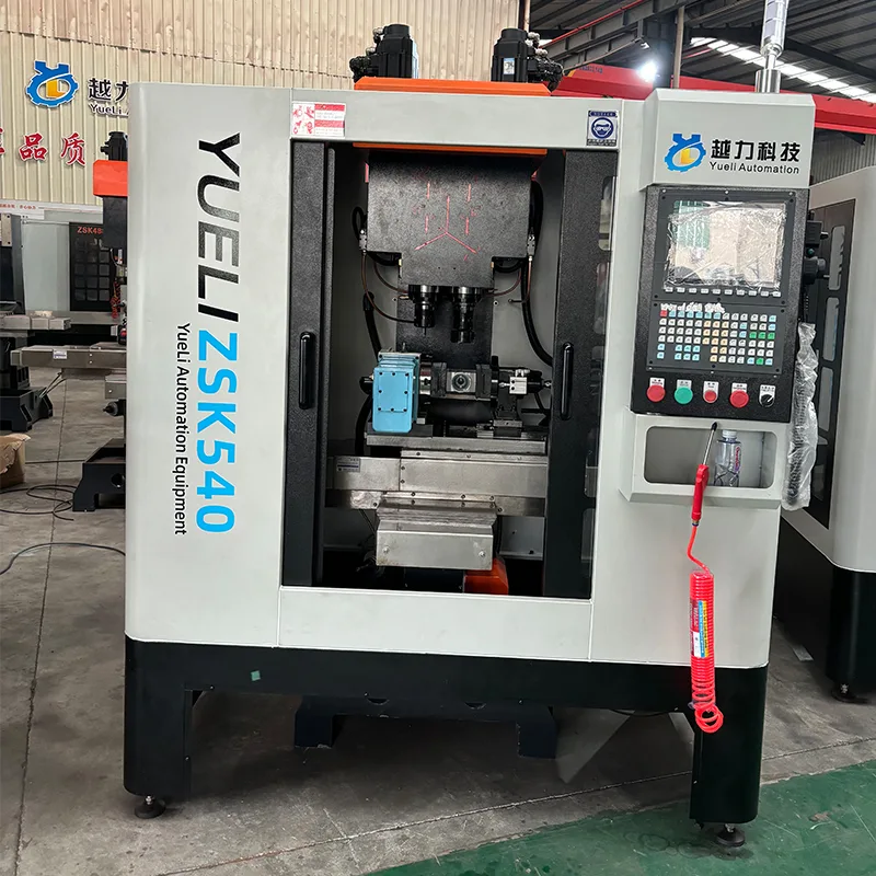 ဒေါင်လိုက် 4-Axis Drilling Tapping Center
